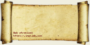 Josip Krnčević vizit kartica